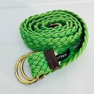 J. Crew Braided Belt - Green
